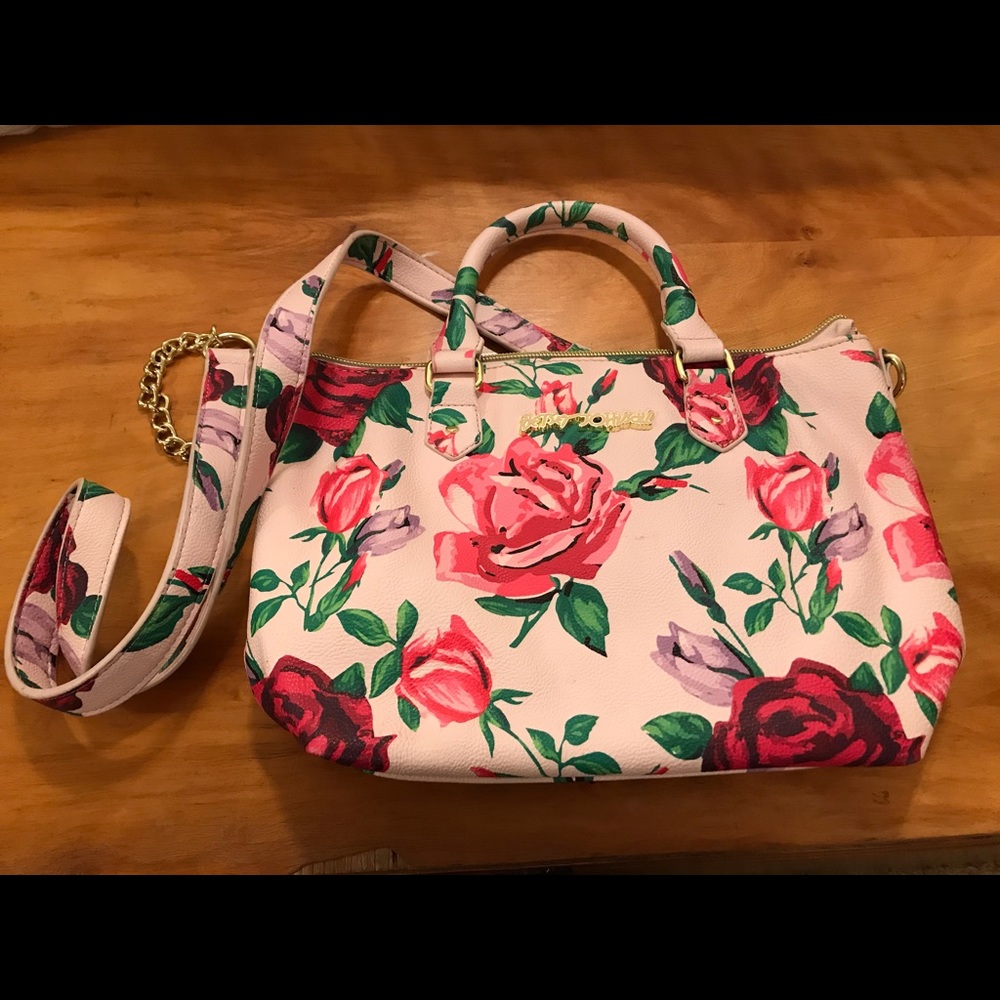 Betsey Johnson Crossbody Flower Purse